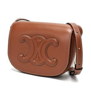 CELINE Brown Shoulder Bag